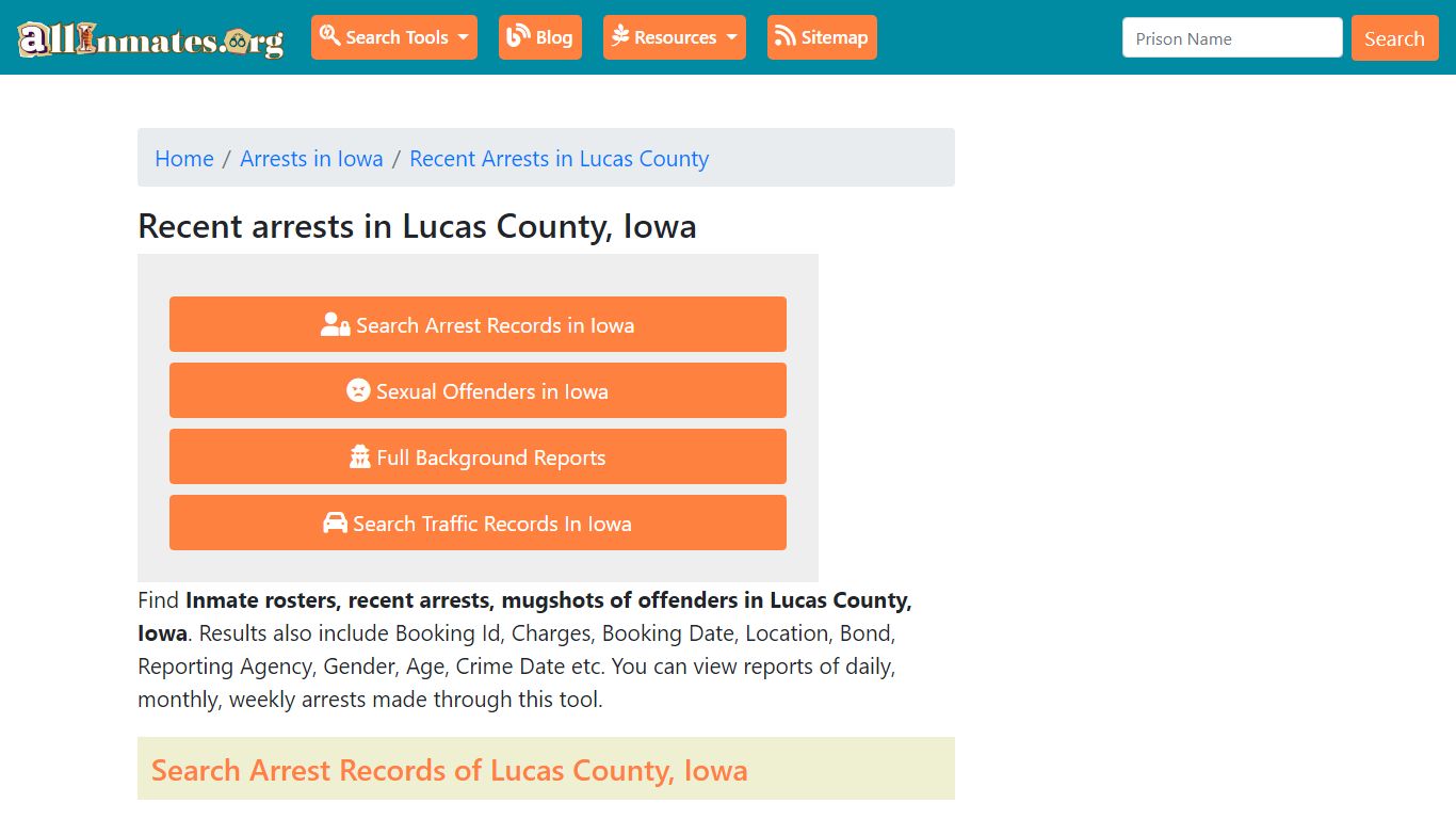 Recent arrests in Lucas County, Iowa | Mugshots, Rosters, Inmates, Crimes